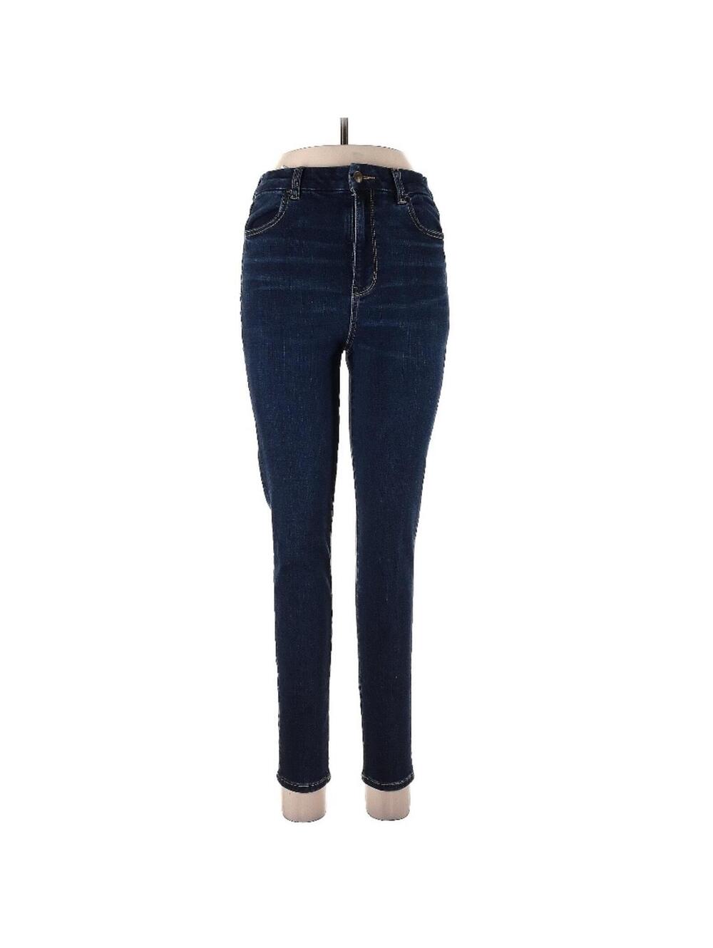 American Eagle Outfitters Size 10 Jeggings Dark Wash High Rise Denim Jeans
